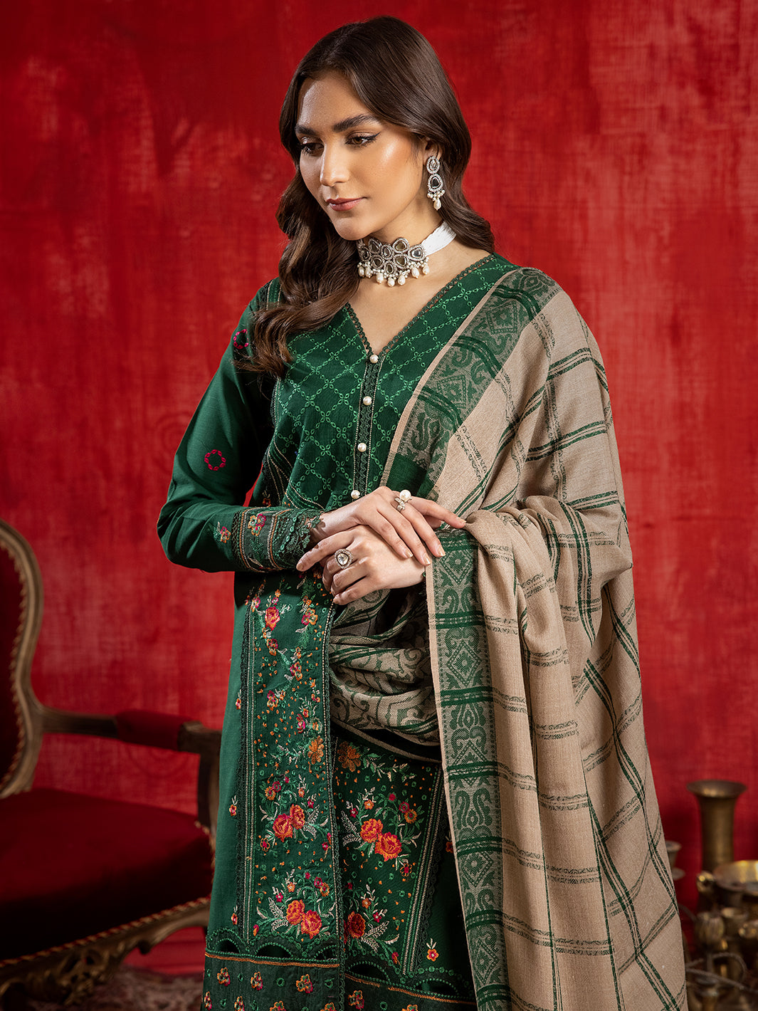 Binilyas - 1953 - B | 3 PC Khaddar Unstitch