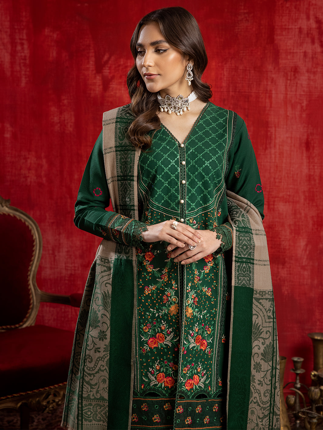 Binilyas - 1953 - B | 3 PC Khaddar Unstitch