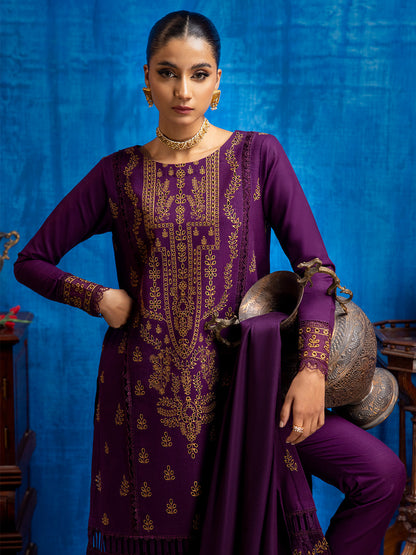 Binilyas - 1954 - A | 3 PC Khaddar Unstitch