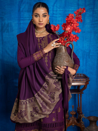 Binilyas - 1954 - A | 3 PC Khaddar Unstitch