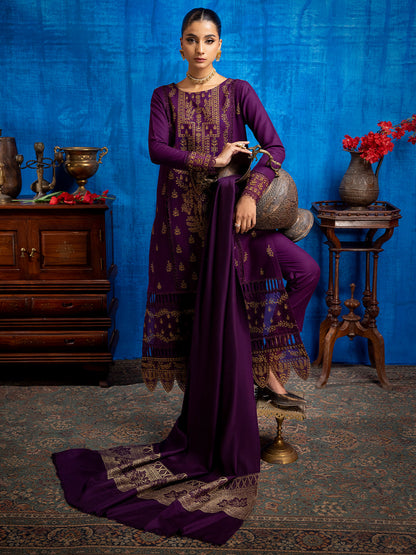 Binilyas - 1954 - A | 3 PC Khaddar Unstitch