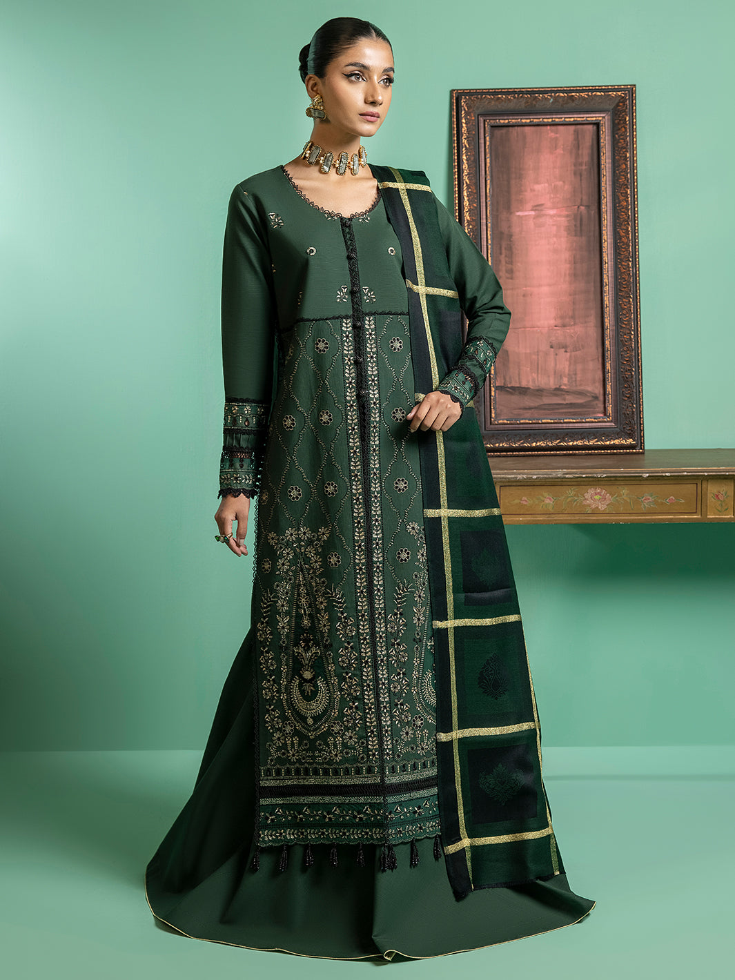 Binilyas - 1955 - A | 3 PC Khaddar Unstitch