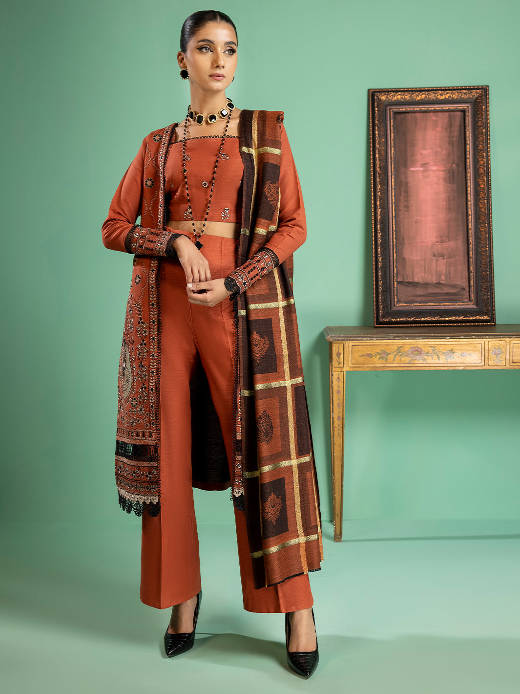 Binilyas - 1955 - B | 3 PC Khaddar Unstitch