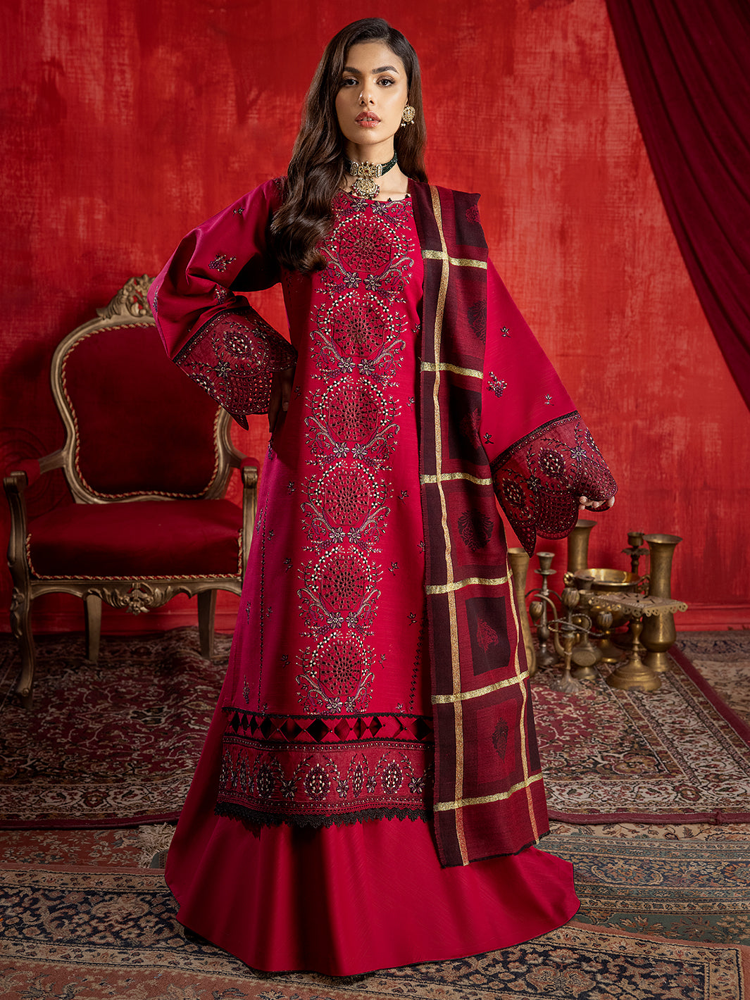 Binilyas - 1956 - A | 3 PC Khaddar Unstitch