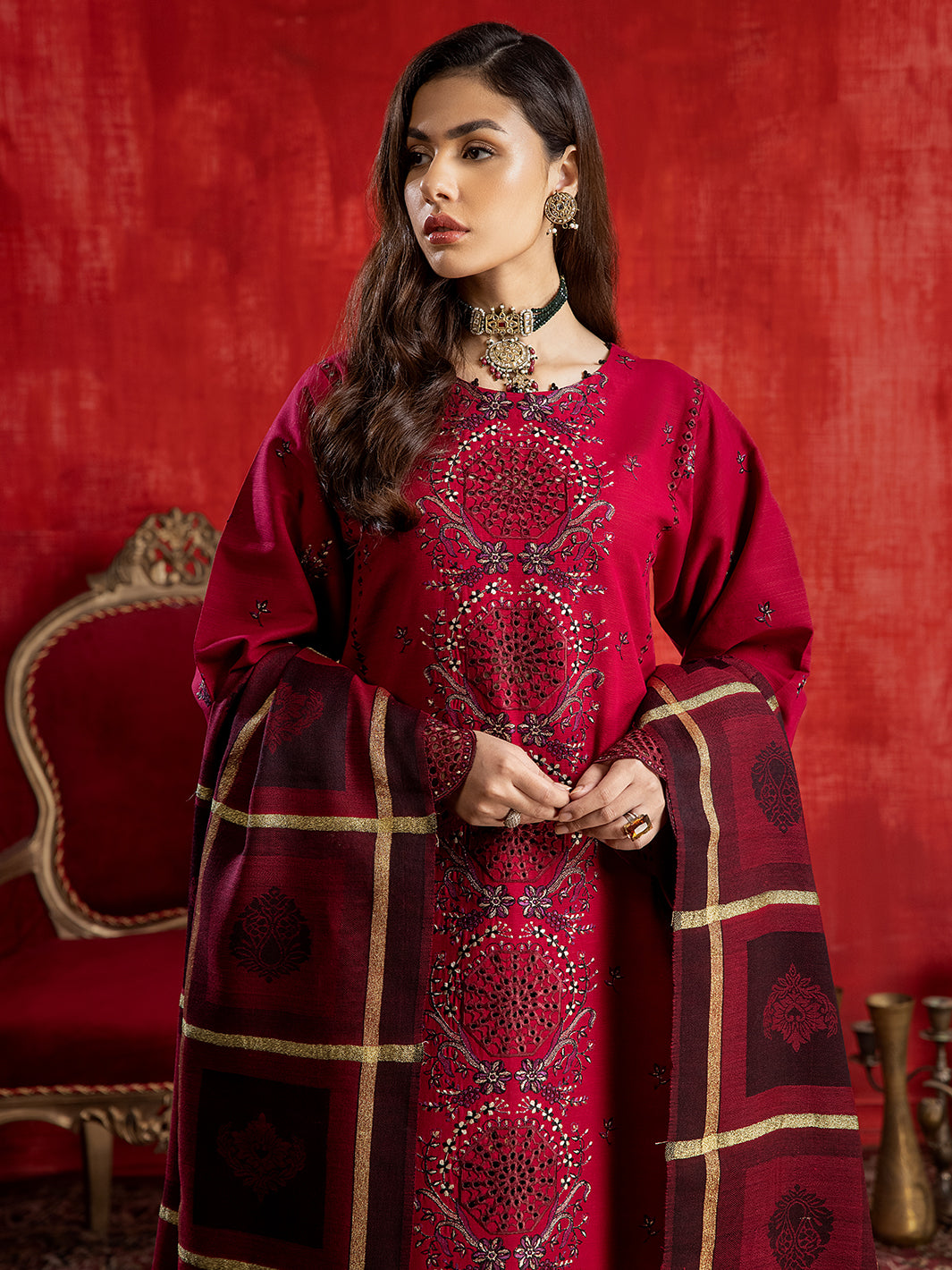 Binilyas - 1956 - A | 3 PC Khaddar Unstitch