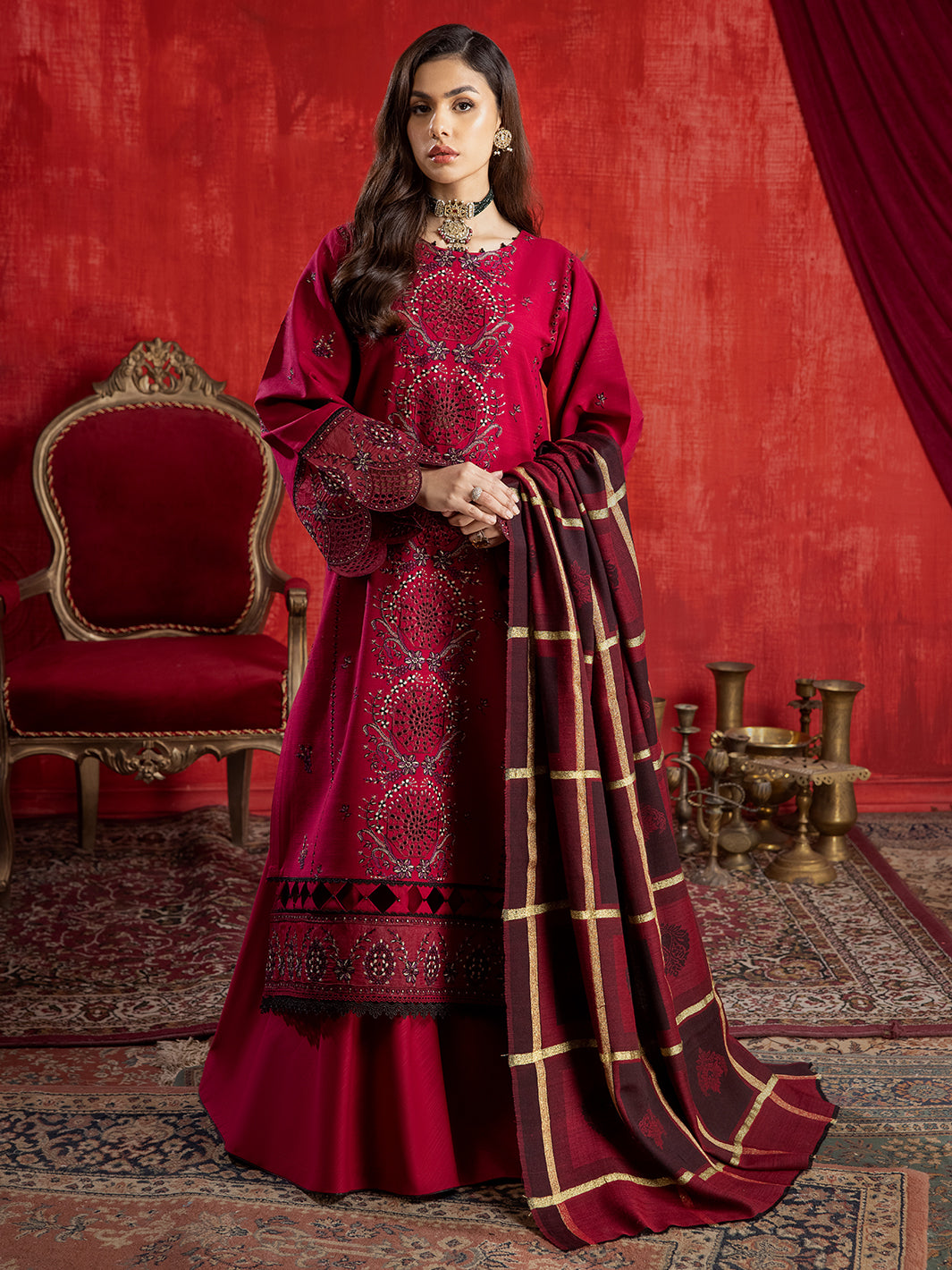 Binilyas - 1956 - A | 3 PC Khaddar Unstitch