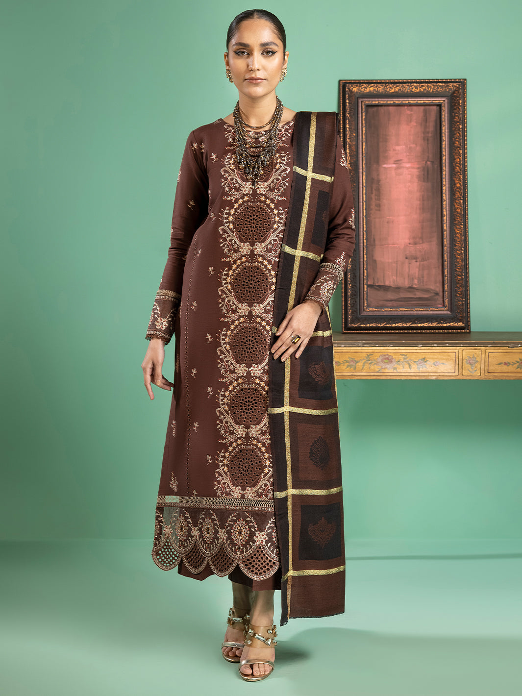 Binilyas - 1956 - B | 3 PC Khaddar Unstitch