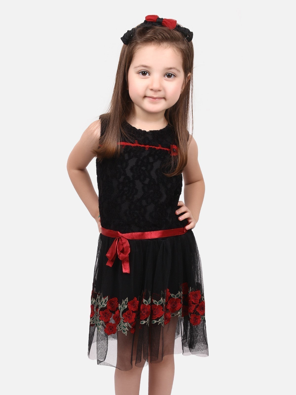 Edenrobe - Girl's Black Frock - EGTFW19S-048 – Western.pk