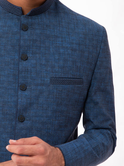 Edenrobe - Men's Royal Blue Blazer Ceremonial - EMTBP19-004
