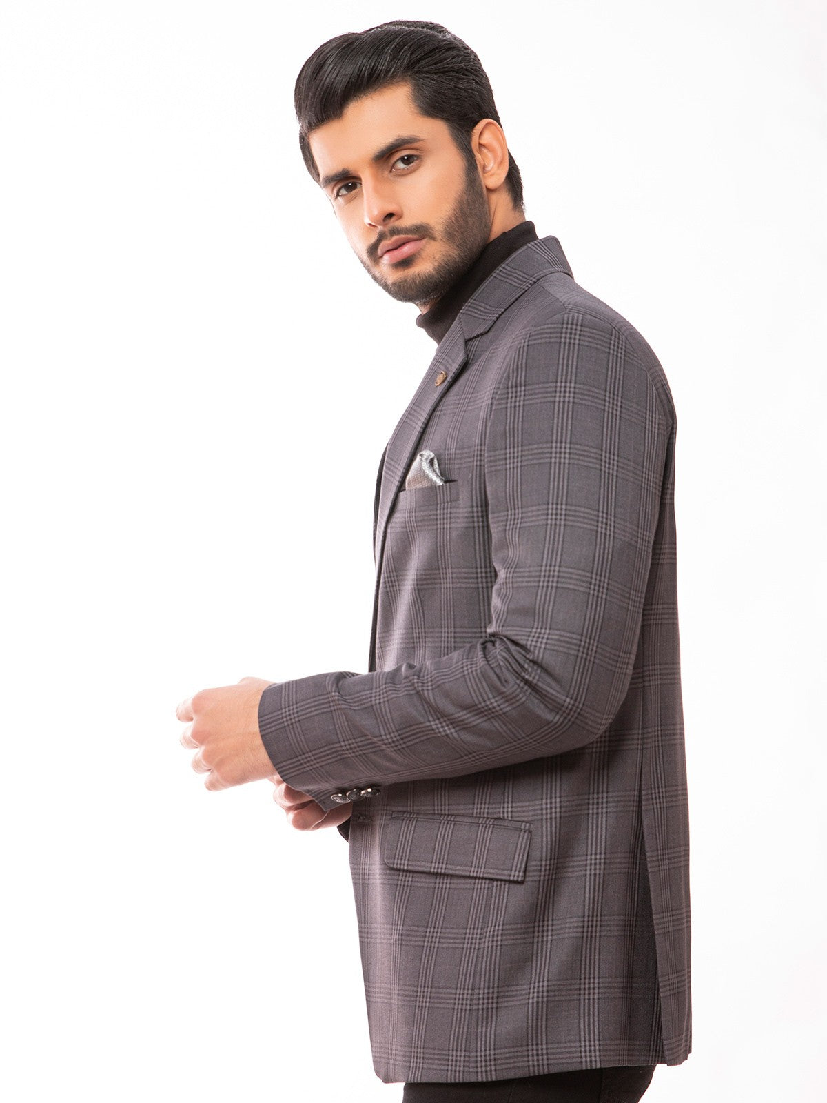 Edenrobe - Men's Dark Grey Blazer - EMTB19-6712