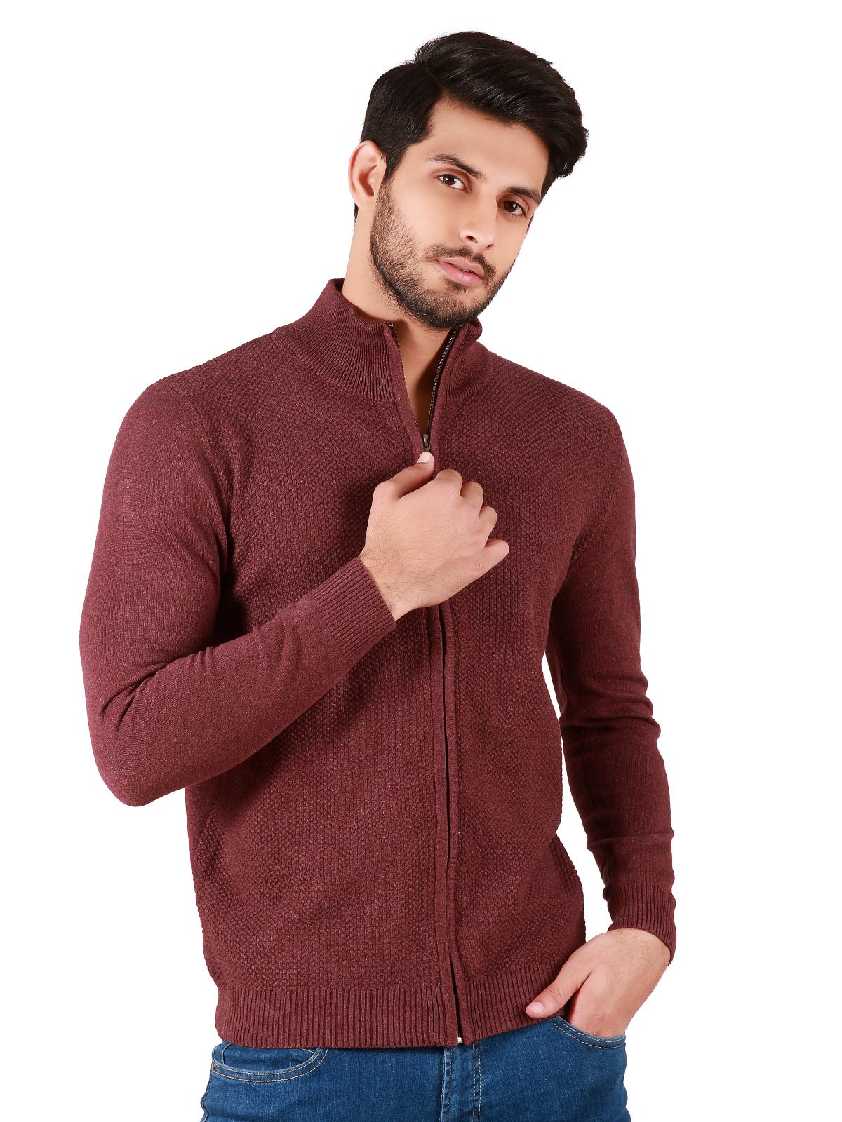 Edenrobe - Men's Mauve Sweater - EMTSWT19-012