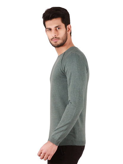 Edenrobe - Men's Sea Green Sweater - EMTSWT19-013