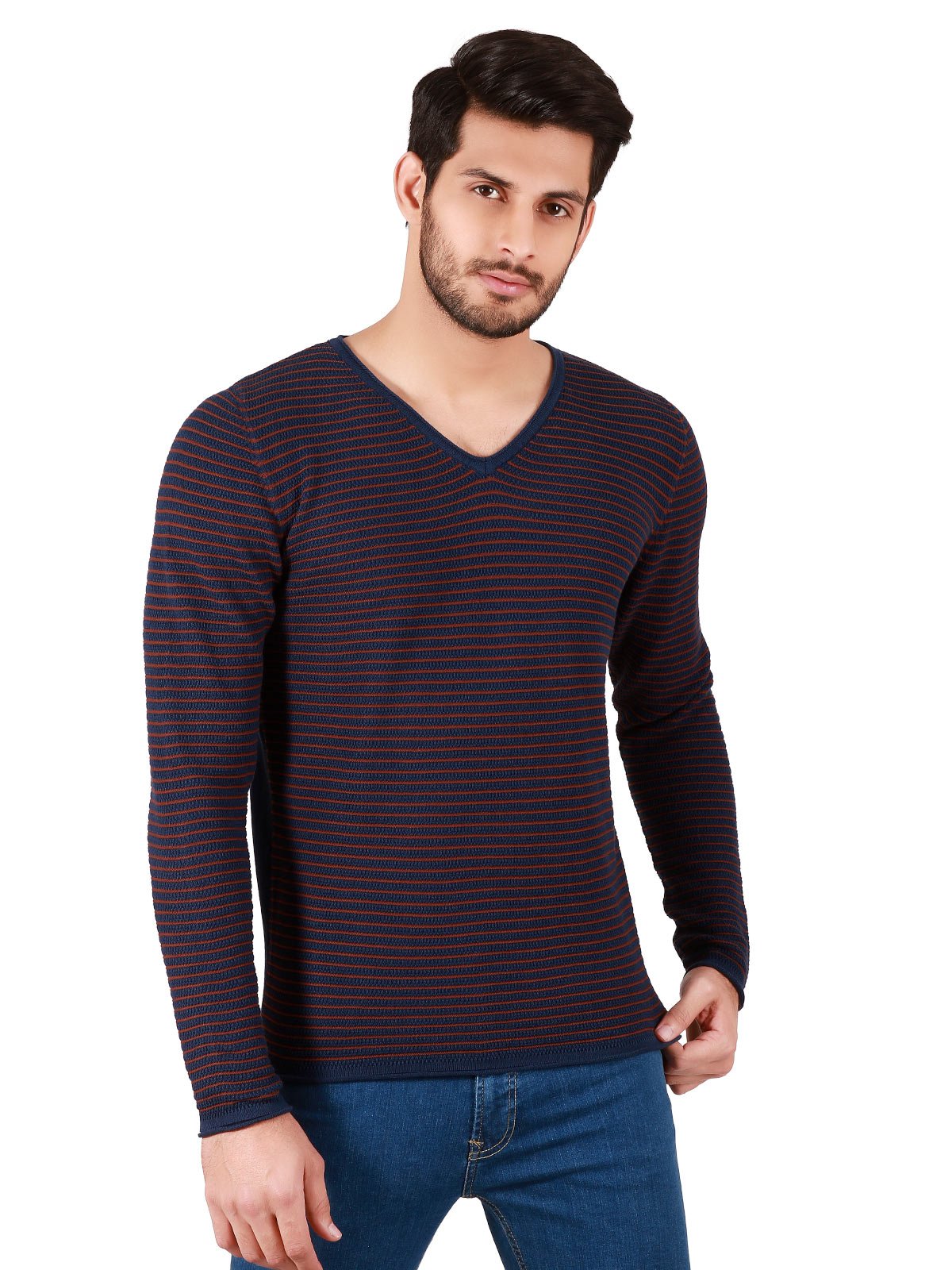 Edenrobe - Men's Navy Sweater - EMTSWT19-014