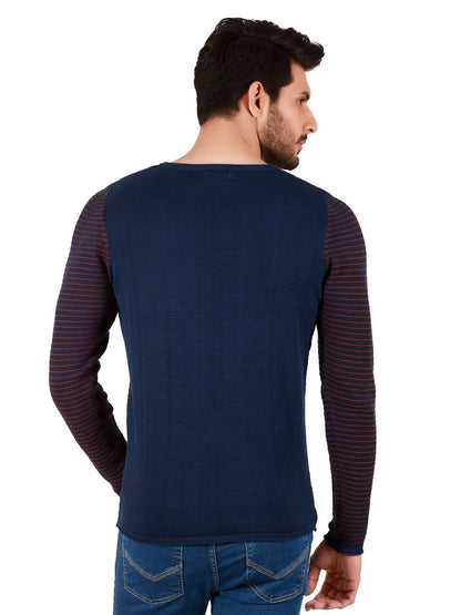 Edenrobe - Men's Navy Sweater - EMTSWT19-014