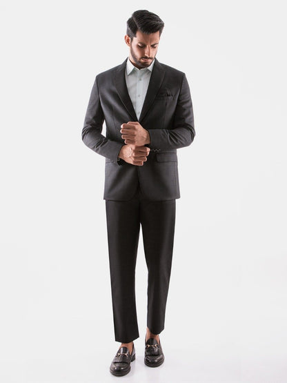 Edenrobe - Men's Charcoal Coat Pant - EMTCPC19-6701
