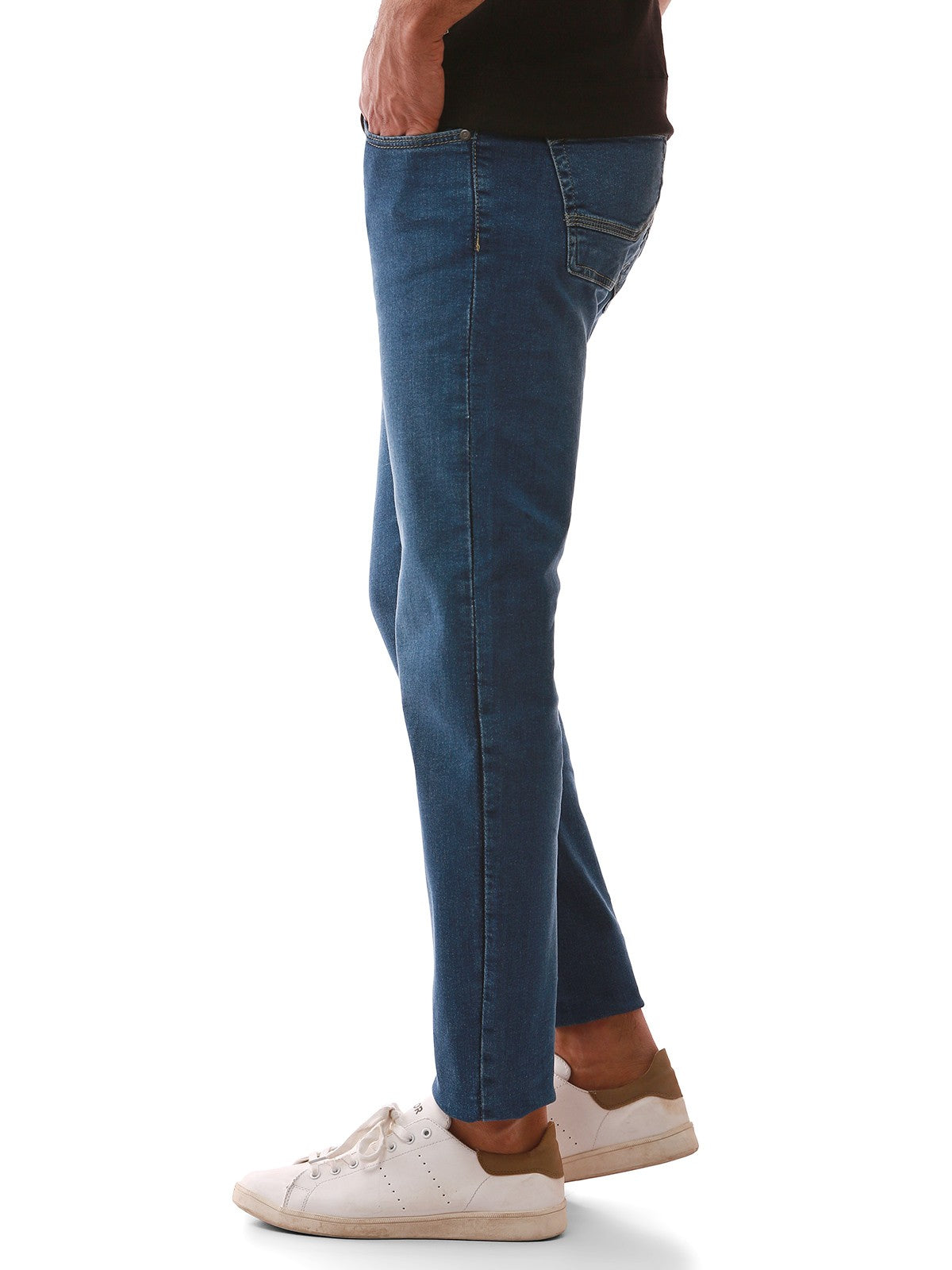 Edenrobe - Men's Blue Denim Pant - EMBPD19-001