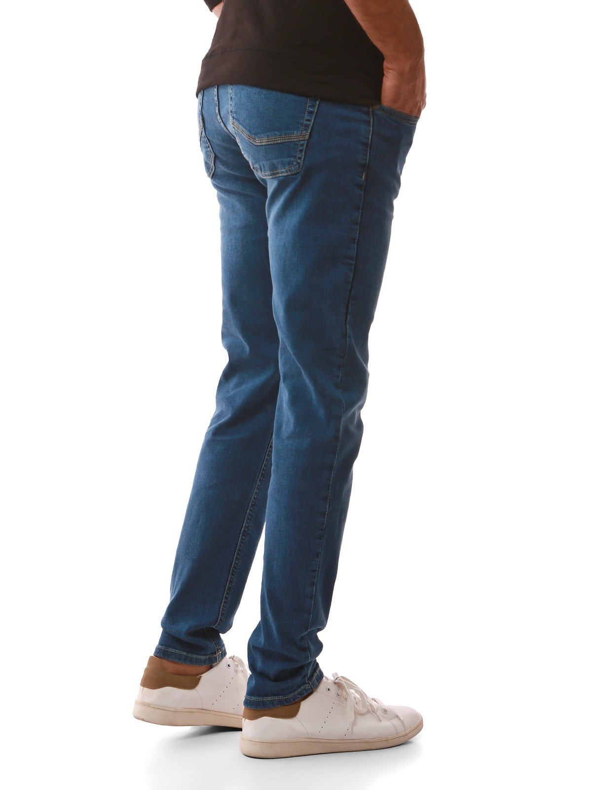 Edenrobe - Men's Blue Denim Pant - EMBPD19-001