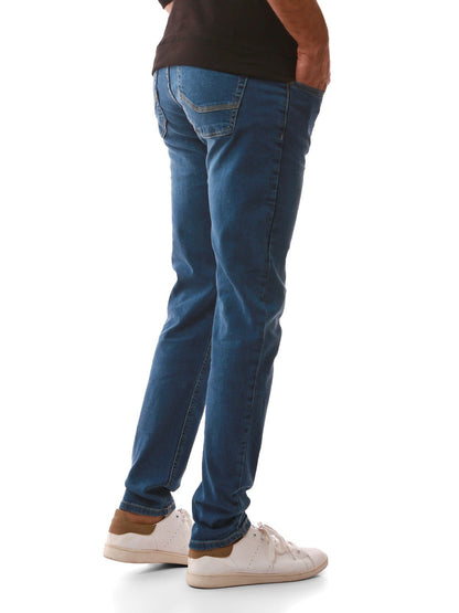Edenrobe - Men's Blue Denim Pant - EMBPD19-001