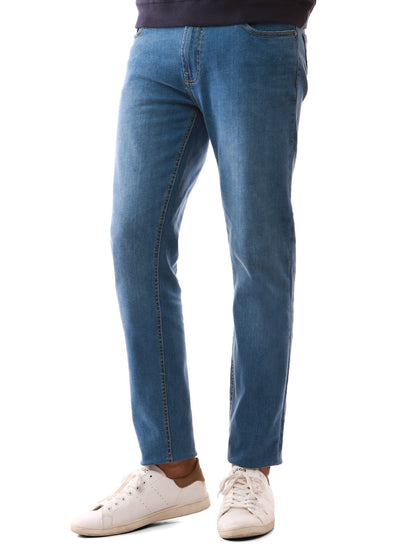 Edenrobe - Men's Light Blue Denim Pant - EMBPD19-002