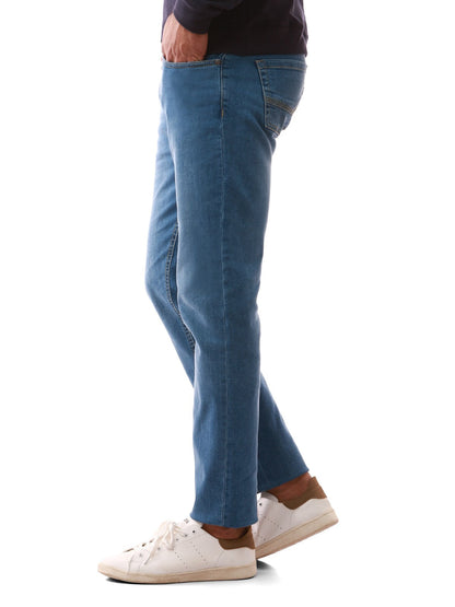 Edenrobe - Men's Light Blue Denim Pant - EMBPD19-002