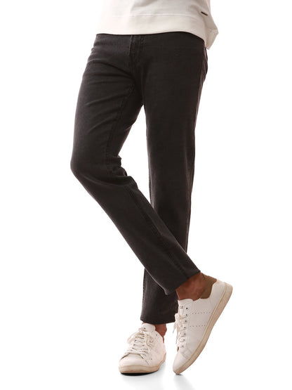 Edenrobe - Men's Dark Grey Denim Pant - EMBPD19-004