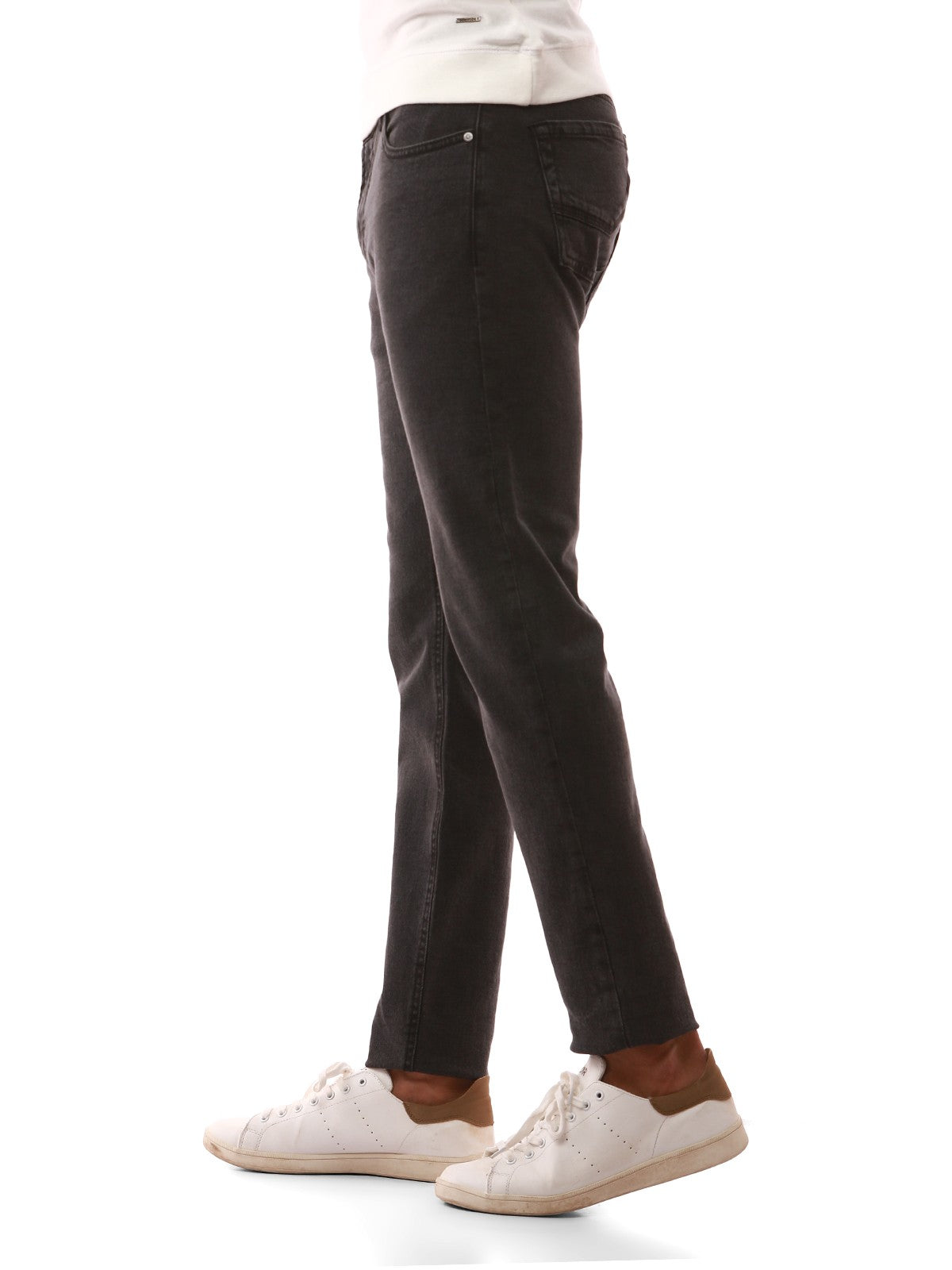 Edenrobe - Men's Dark Grey Denim Pant - EMBPD19-004