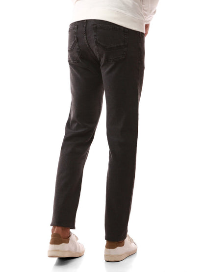 Edenrobe - Men's Dark Grey Denim Pant - EMBPD19-004