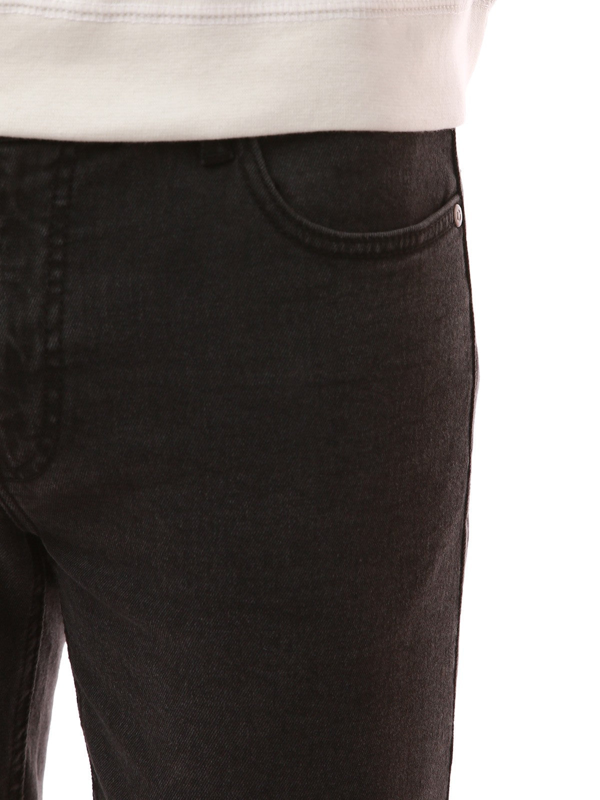 Edenrobe - Men's Dark Grey Denim Pant - EMBPD19-004