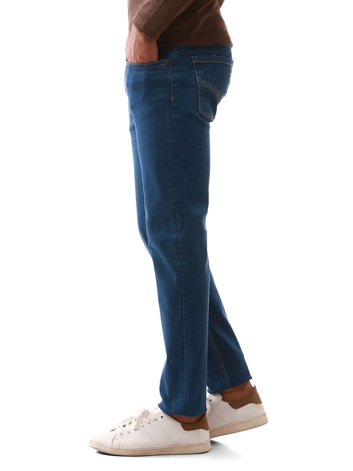 Edenrobe - Men's Denim Blue Denim Pant - EMBPD19-009