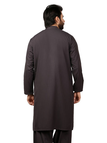 Edenrobe - Men's Mauve Kurta Shalwar - EMTKS19W-40806