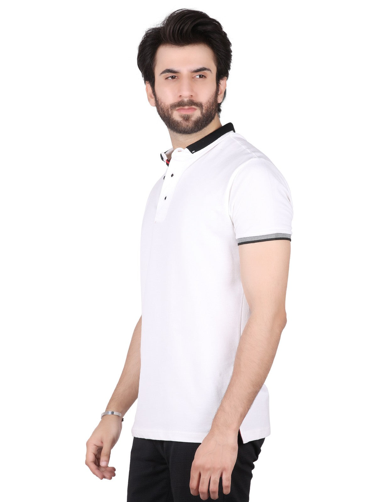 Edenrobe - Men's White Polo Shirt - EMTPS19-010