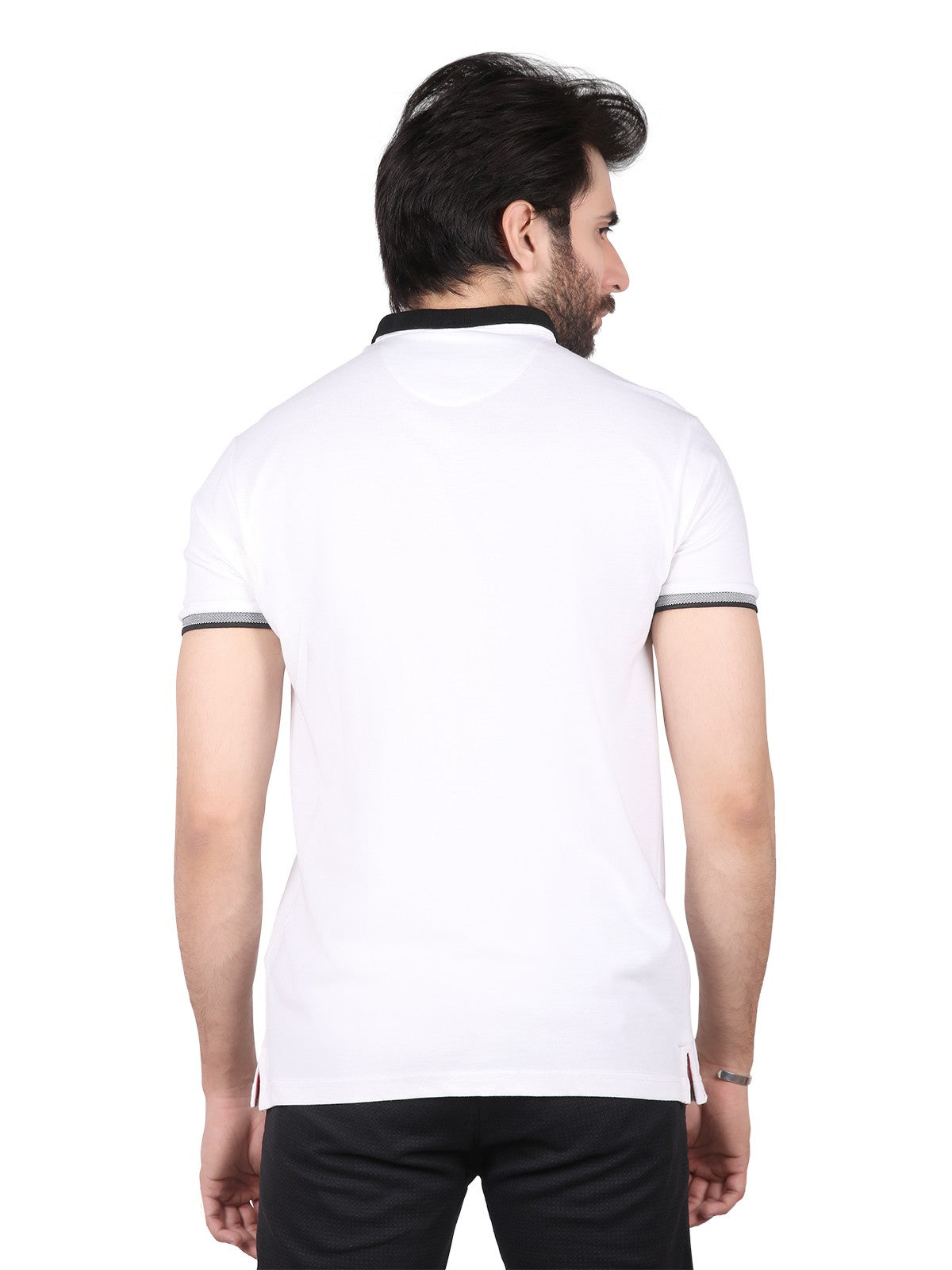 Edenrobe - Men's White Polo Shirt - EMTPS19-010