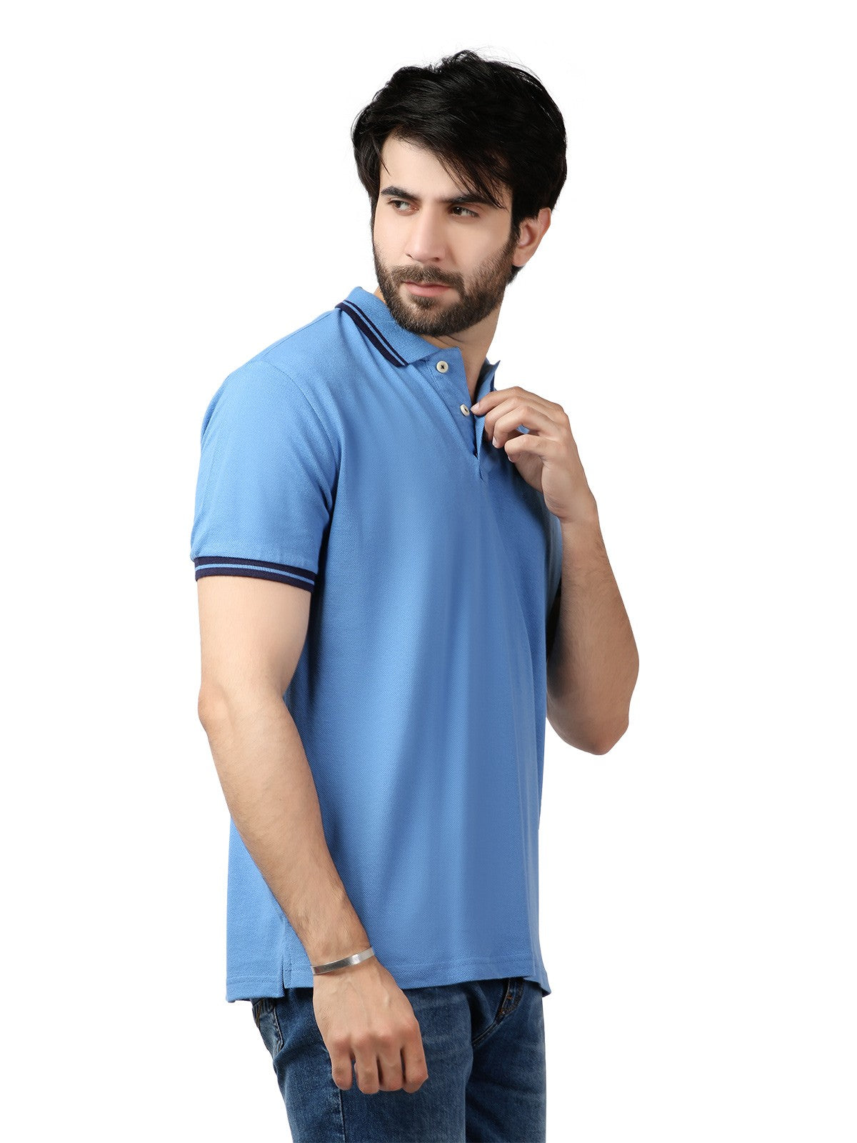 Edenrobe - Men's Royal Blue Polo Shirt - EMTPS19-037