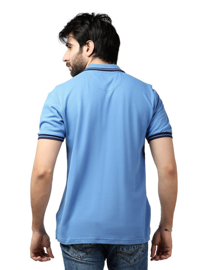 Edenrobe - Men's Royal Blue Polo Shirt - EMTPS19-037