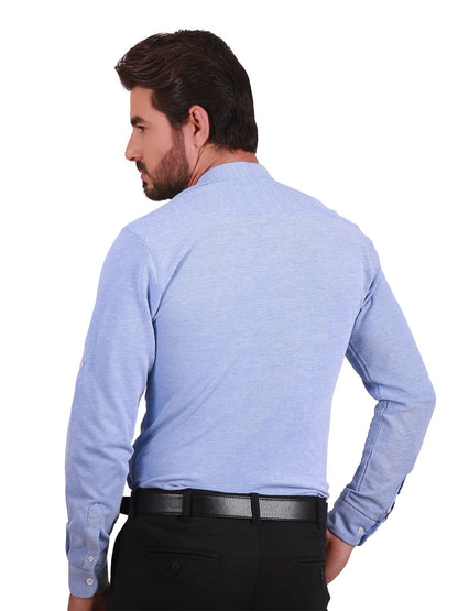 Edenrobe - Men's Sky Blue Shirt - EMTSUC19-056