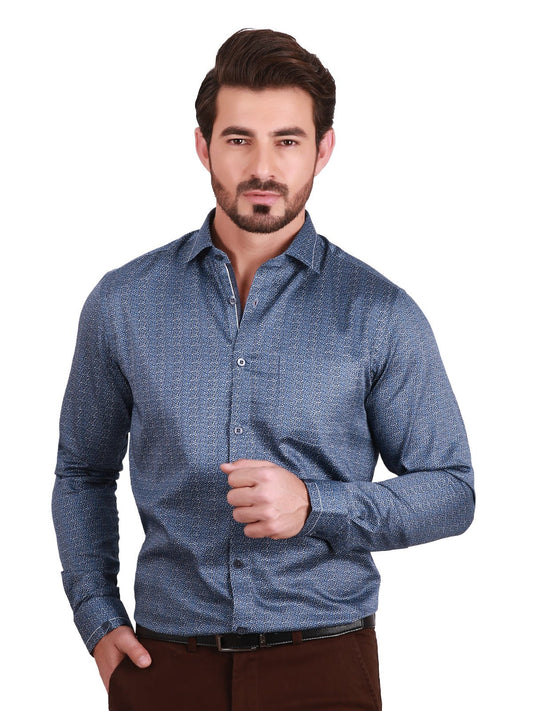 Edenrobe - Men's True Navy Shirt - EMTSUC19-061