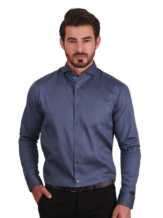 Edenrobe - Men's True Navy Shirt - EMTSUC19-062