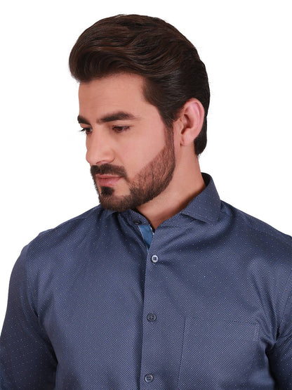 Edenrobe - Men's True Navy Shirt - EMTSUC19-062