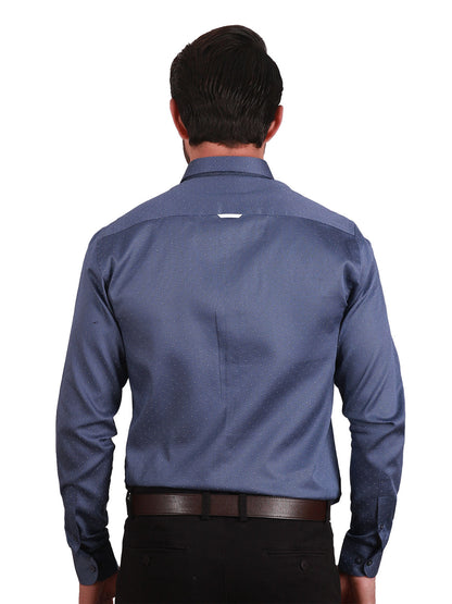 Edenrobe - Men's True Navy Shirt - EMTSUC19-062