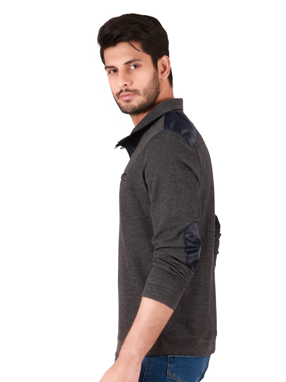 Edenrobe - Men's Dark Grey SweatShirt - EMTSS19-032