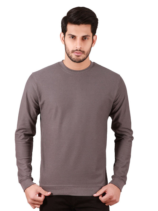 Edenrobe - Men's Mid Grey SweatShirt - EMTSS19-039
