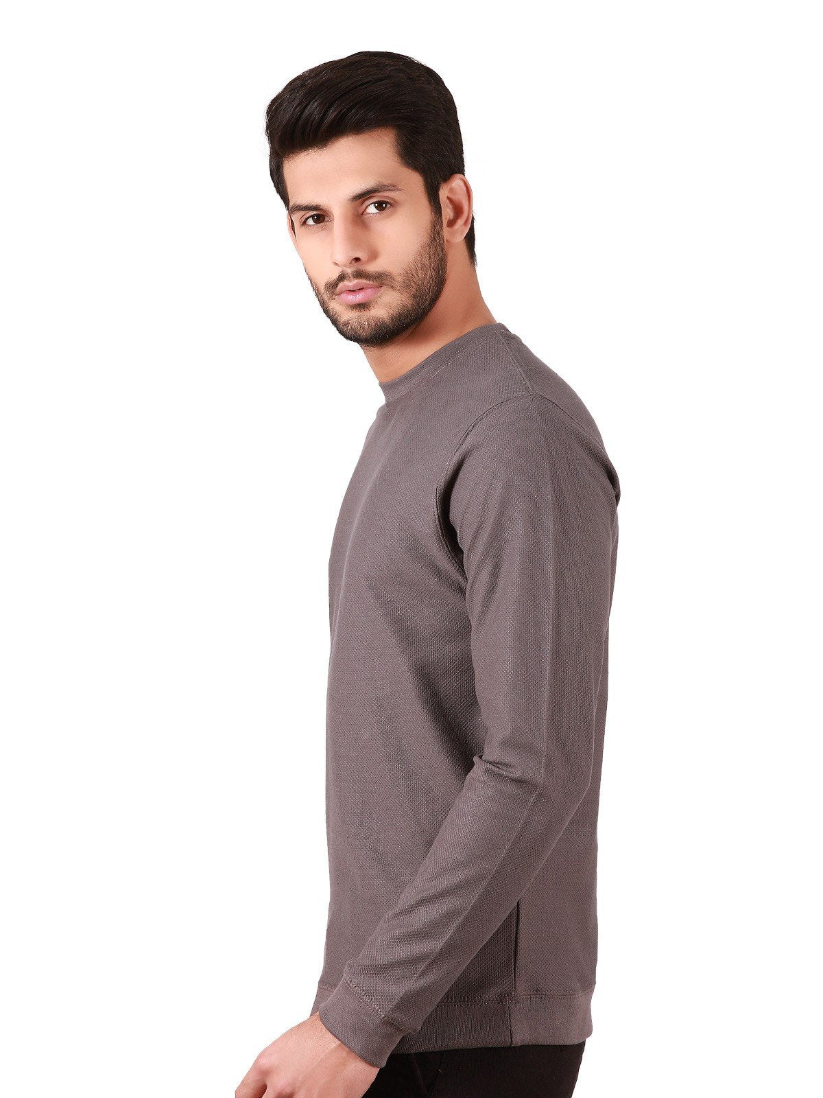 Edenrobe - Men's Mid Grey SweatShirt - EMTSS19-039