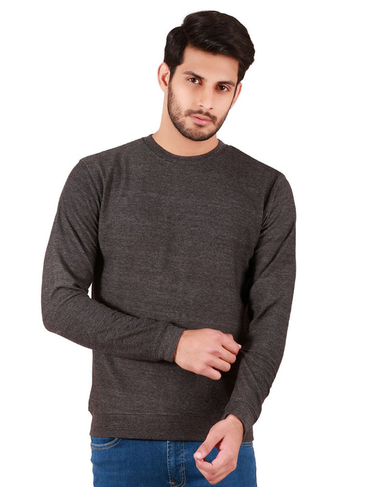 Edenrobe - Men's Dark Grey SweatShirt - EMTSS19-043