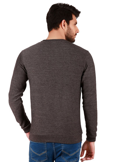 Edenrobe - Men's Dark Grey SweatShirt - EMTSS19-043