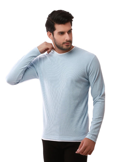 Edenrobe - Men's Sky Blue SweatShirt - EMTSS19-045
