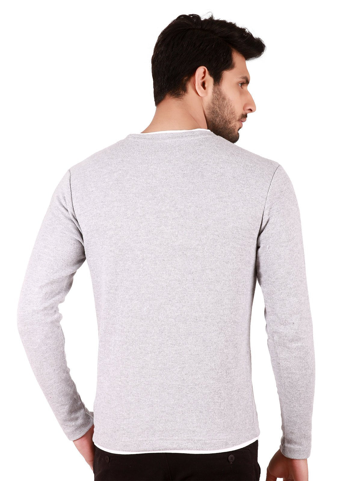 Edenrobe - Men's Ash Grey SweatShirt - EMTSS19-046