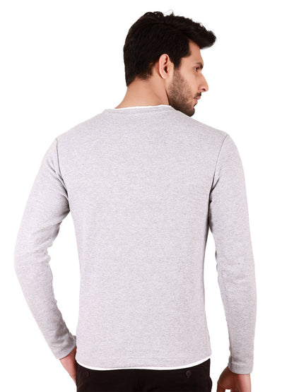 Edenrobe - Men's Ash Grey SweatShirt - EMTSS19-046