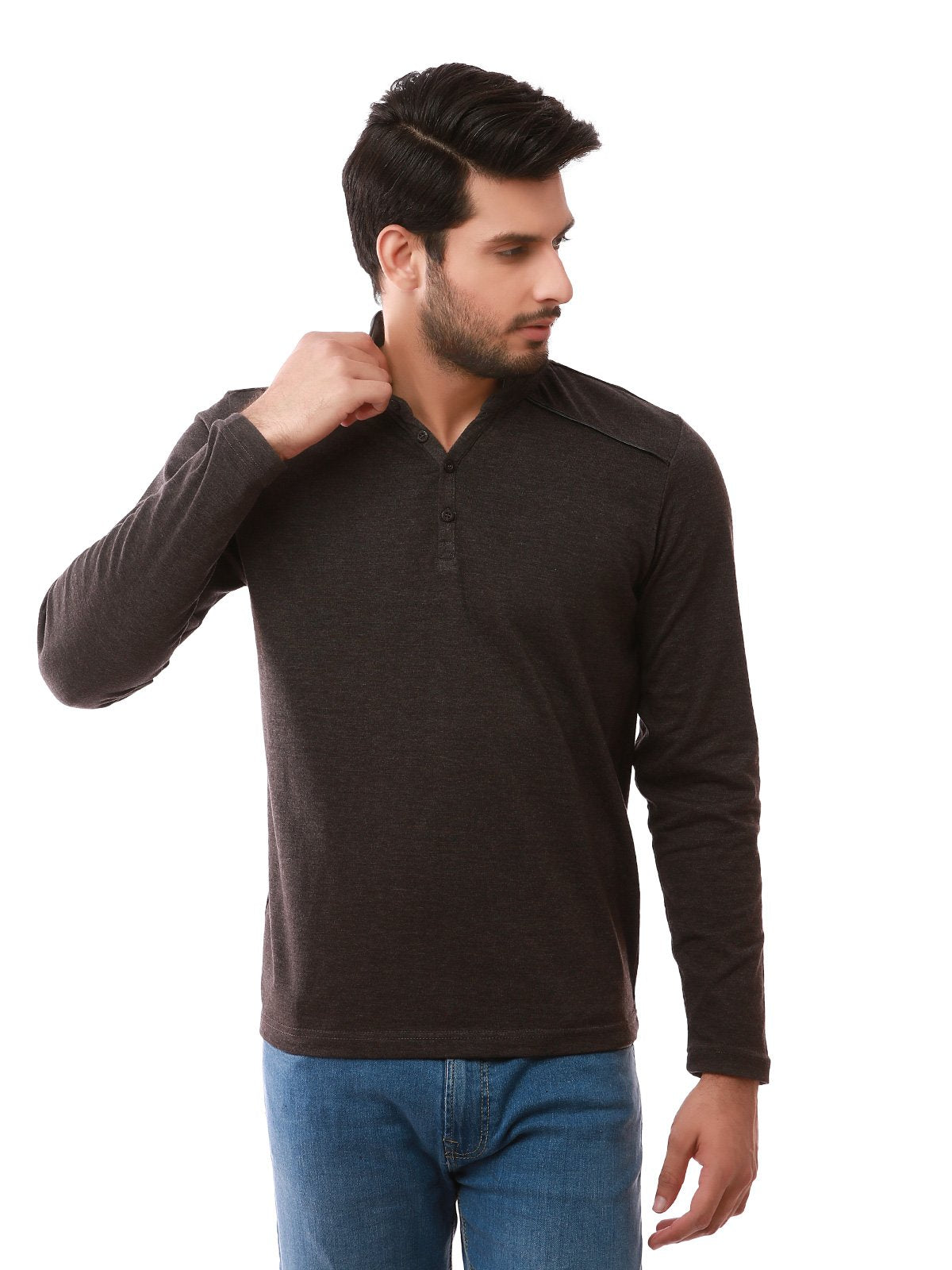 Edenrobe - Men's Charcoal Grey SweatShirt - EMTSS19-051