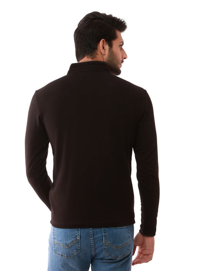 Edenrobe - Men's Black SweatShirt - EMTSS19-052