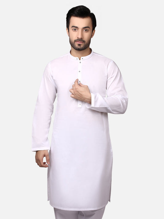 Edenrobe - Men's White Swish Collection - EMTKS19-015